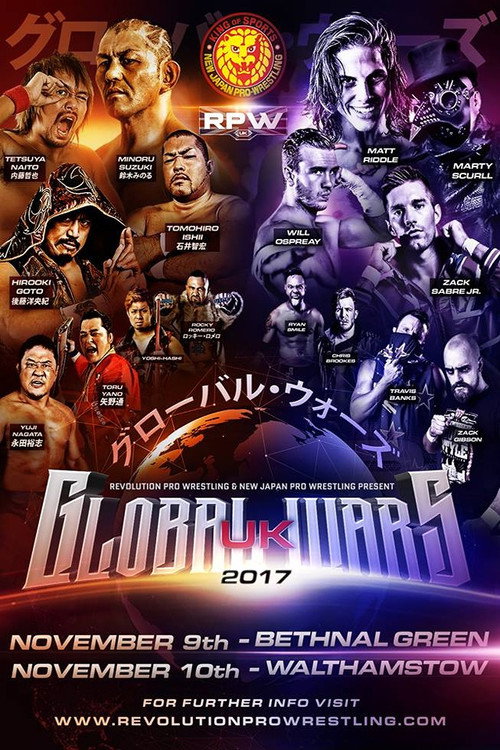 Póster de RevPro & NJPW: Global Wars UK 2017 - Night 1