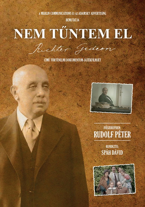 Póster de Nem tűntem el - Richter Gedeon története