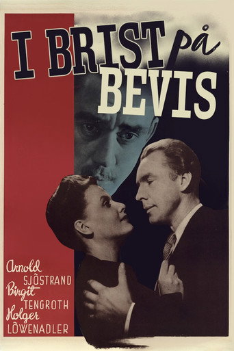Póster de I brist på bevis