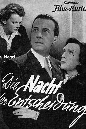 Póster de Die Nacht der Entscheidung