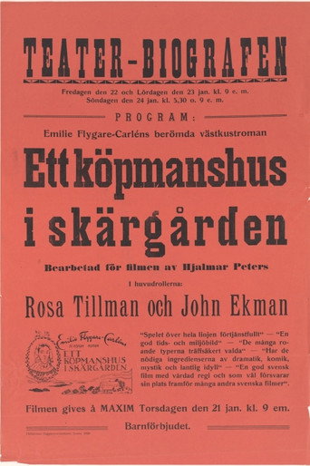 Póster de Ett köpmanshus i skärgården