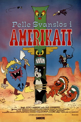 Póster de Pelle Svanslös i Amerikatt