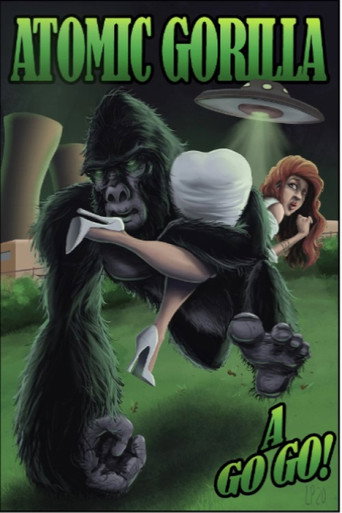 Póster de Atomic Gorilla A Go Go