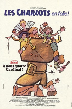 Póster de À nous quatre cardinal !