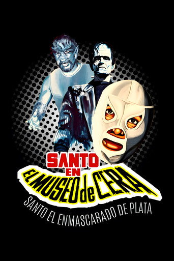 Póster de Santo en el museo de cera