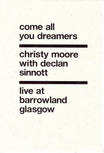 Póster de Christy Moore Live: Come All You Dreamers