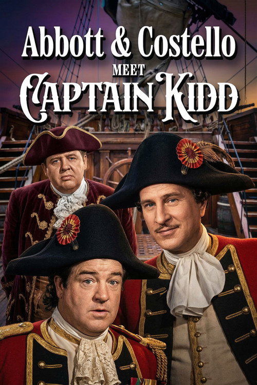 Póster de Abbott y Costello contra el Capitán Kidd