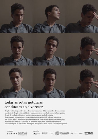 Póster de Todas as Rotas Noturnas Conduzem ao Alvorecer