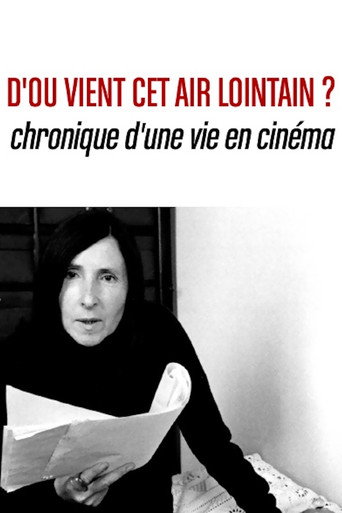 Póster de D’où vient cet air lointain? Chronique d’une vie en cinéma