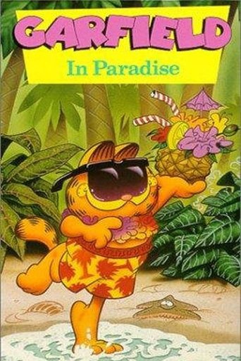 Póster de Garfield en el paraíso