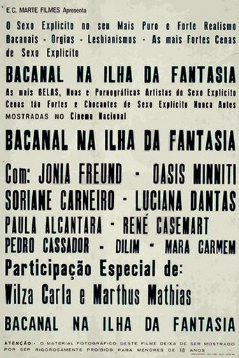 Póster de Bacanal na Ilha da Fantasia