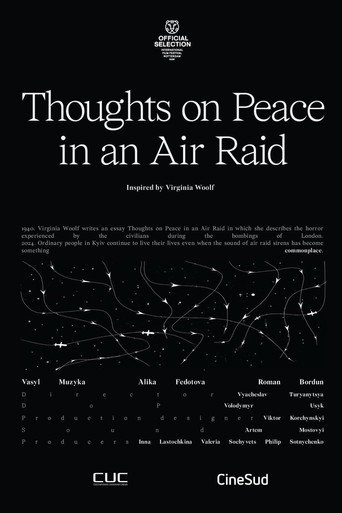 Póster de Thoughts on Peace in an Air Raid