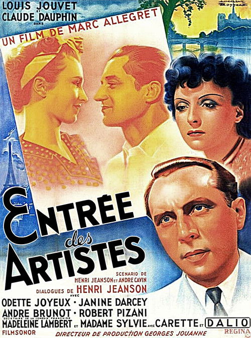 Póster de Entrée des artistes