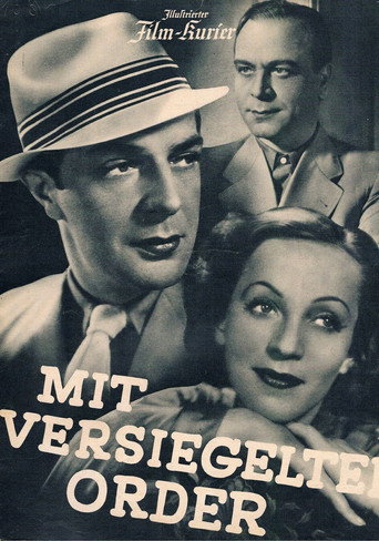 Póster de Mit versiegelter Order