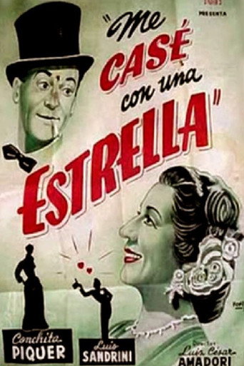 Póster de Me casé con una estrella
