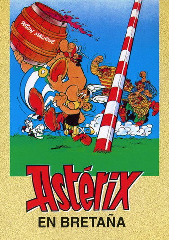 Póster de Astérix en Bretaña