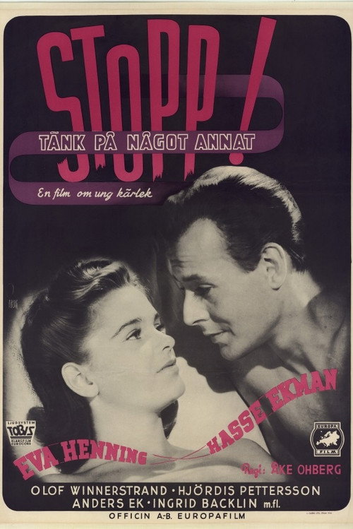 Póster de Stopp! Tänk på något annat