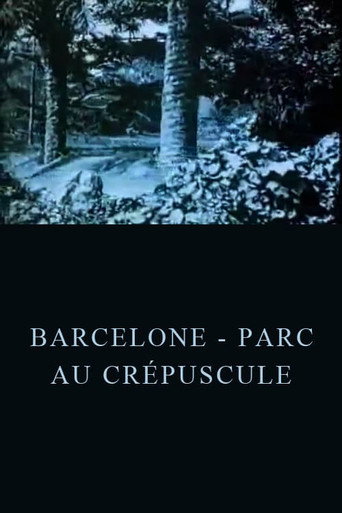Póster de Barcelone - Parc au crépuscule
