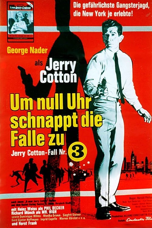 Póster de Jerry Cotton - Um Null Uhr schnappt die Falle zu