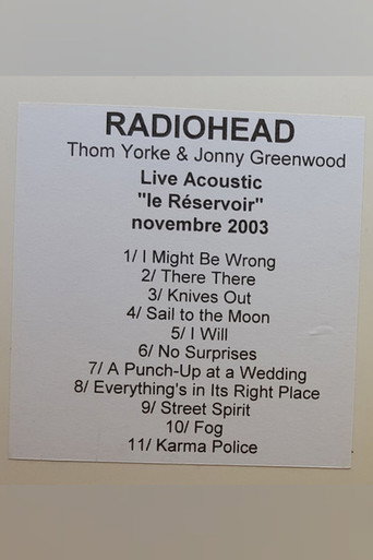 Póster de Thom Yorke and Jonny Greenwood | Acoustic at Le Reservoir