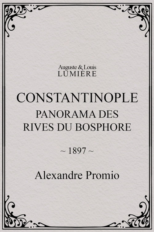Póster de Constantinople, panorama des rives du Bosphore