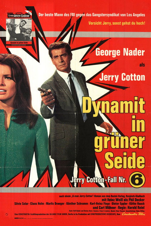Póster de Jerry Cotton - Dynamit in grüner Seide