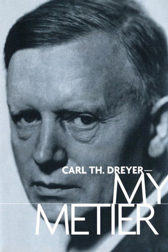 Póster de Carl Th. Dreyer: Min metier
