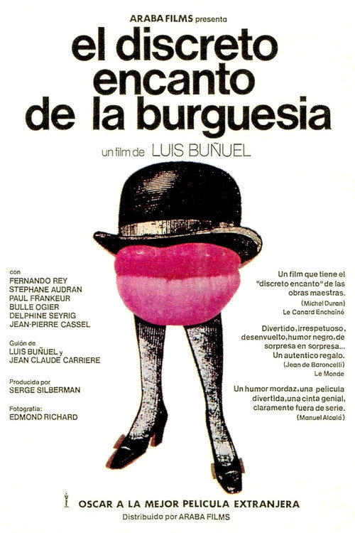 Póster de El discreto encanto de la burguesía