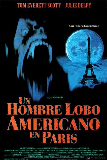 Póster de Un hombre lobo americano en París
