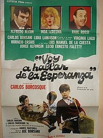 Póster de Voy a hablar de la esperanza