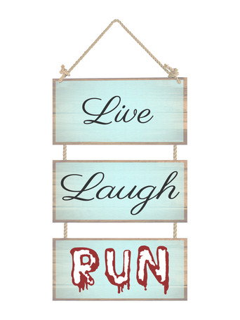 Póster de Live, Laugh, Run