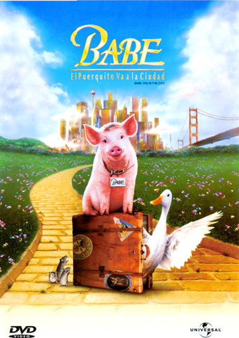 Póster de Babe: El puerquito va a la ciudad