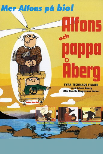 Póster de Alfons och pappa Åberg