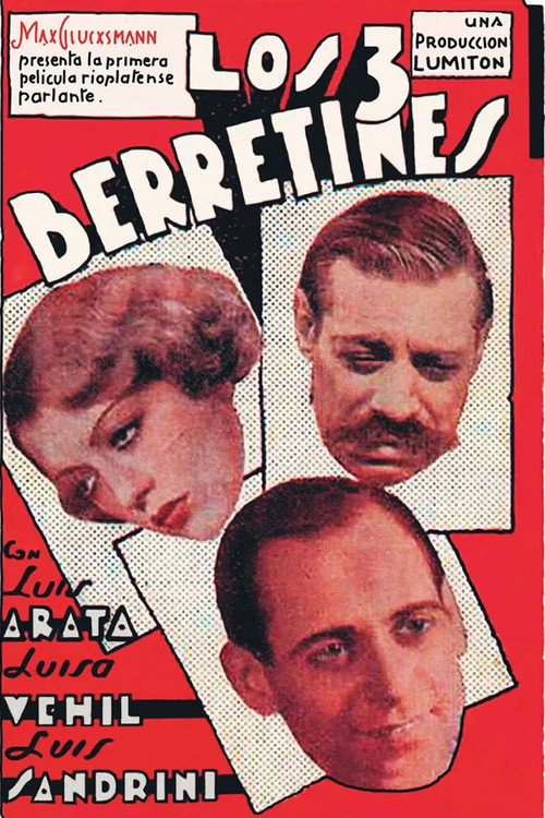 Póster de Los Tres Berretines