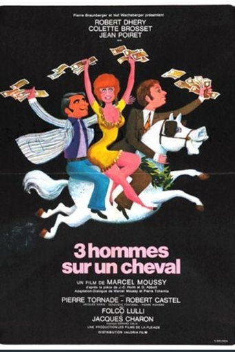 Póster de Trois hommes sur un cheval
