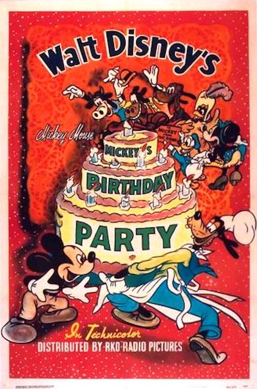 Póster de Mickey - El cumpleaños de Mickey