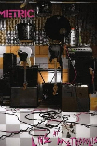 Póster de Metric: Live at Metropolis