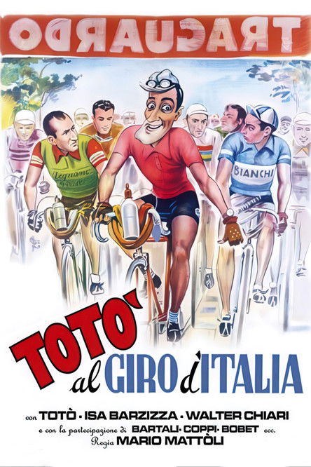 Póster de Totò al giro d'Italia