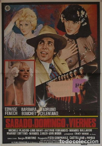 Póster de Sabato, domenica e venerdì