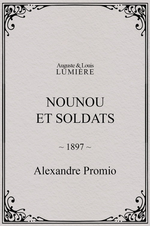 Póster de Nounou et soldats
