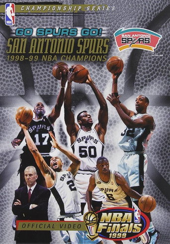 Póster de Go Spurs Go! San Antonio Spurs 1998-1999 NBA Champions