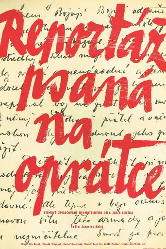 Póster de Reportáž psaná na oprátce