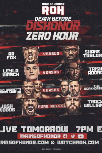 Póster de ROH: Death Before Dishonor Zero Hour