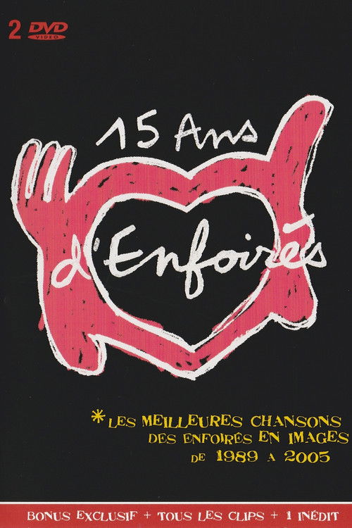 Póster de Les Enfoirés, 15 ans d'Enfoirés