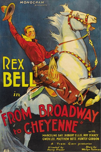 Póster de Broadway to Cheyenne