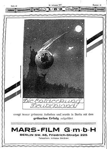 Póster de Die Entdeckung Deutschlands durch die Marsbewohner