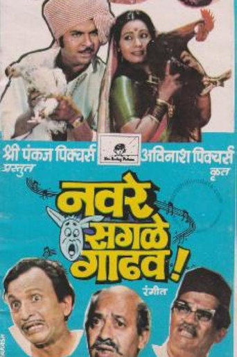 Póster de नवरे सगळे गाढव