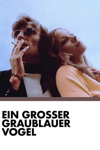 Póster de Ein großer graublauer Vogel