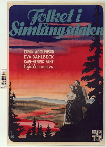 Póster de Folket i Simlångsdalen