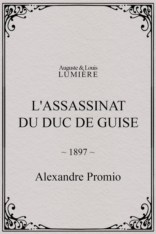 Póster de L'assassinat du duc de Guise
